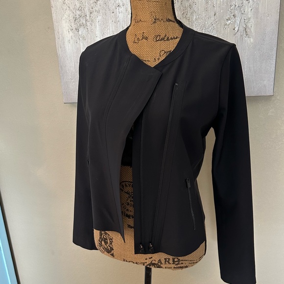 ATHLETA Asymmetrical Double Zip Moto Jacket - Picture 8 of 12